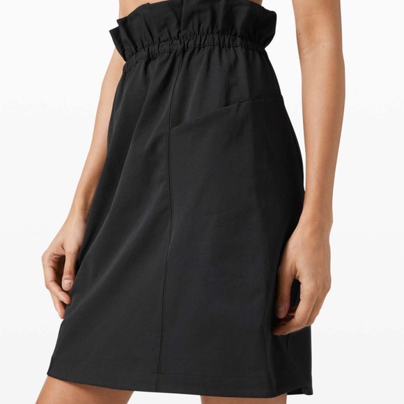 Lululemon “Trip Taker Super-High Rise Skirt” - Black - Picture 1 of 3